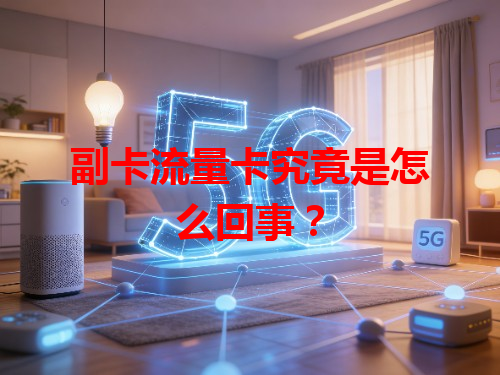 副卡流量卡究竟是怎么回事？