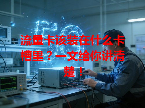 流量卡该装在什么卡槽里？一文给你讲清楚！