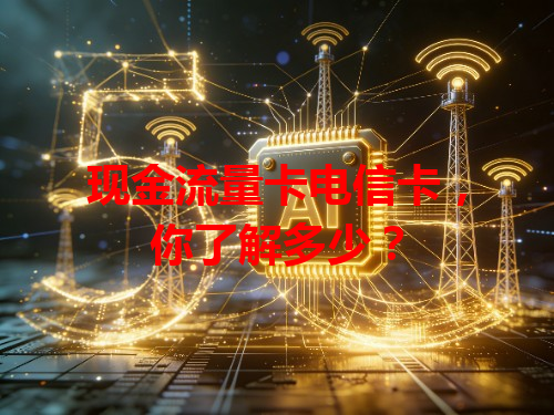 现金流量卡电信卡，你了解多少？