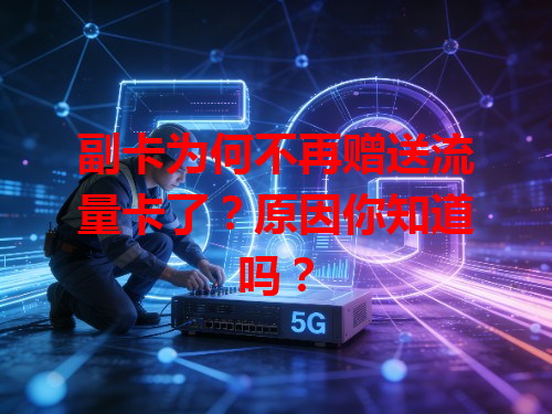 副卡为何不再赠送流量卡了？原因你知道吗？