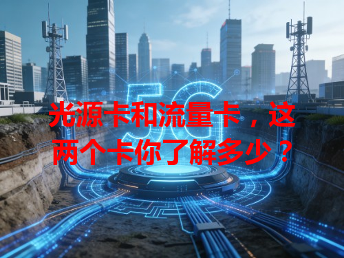 光源卡和流量卡，这两个卡你了解多少？