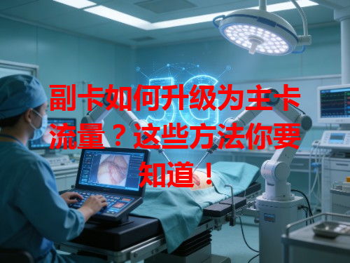 副卡如何升级为主卡流量？这些方法你要知道！