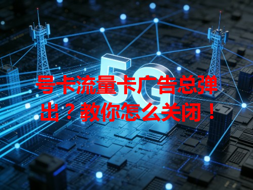 号卡流量卡广告总弹出？教你怎么关闭！