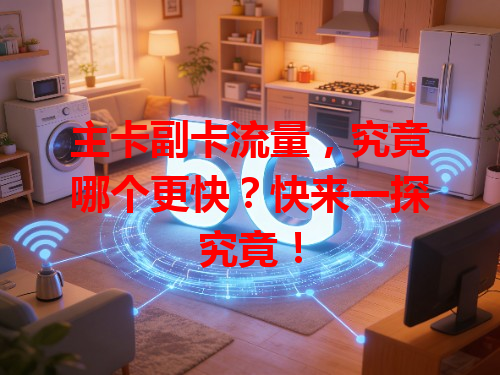 主卡副卡流量，究竟哪个更快？快来一探究竟！