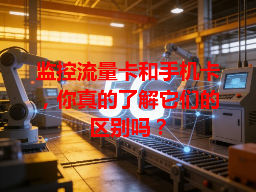 监控流量卡和手机卡，你真的了解它们的区别吗？