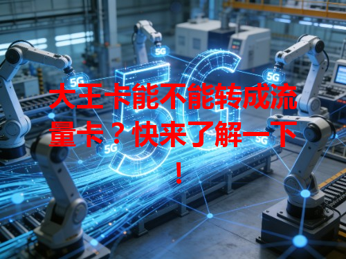 大王卡能不能转成流量卡？快来了解一下！