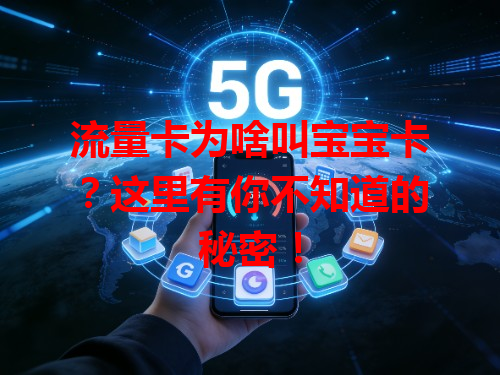 流量卡为啥叫宝宝卡？这里有你不知道的秘密！