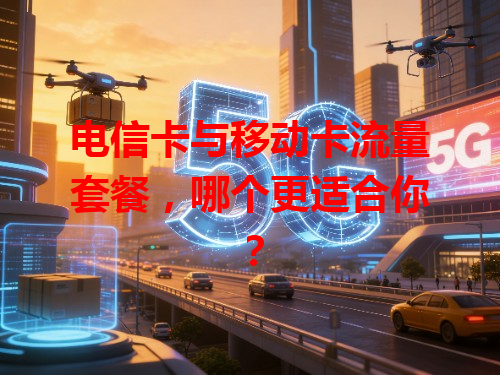电信卡与移动卡流量套餐，哪个更适合你？