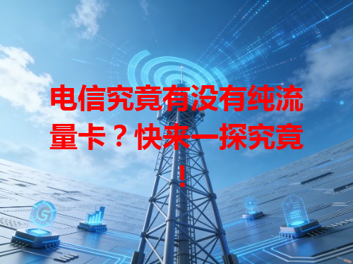 电信究竟有没有纯流量卡？快来一探究竟！