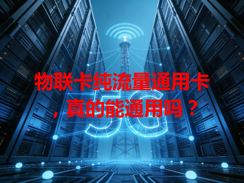 物联卡纯流量通用卡，真的能通用吗？