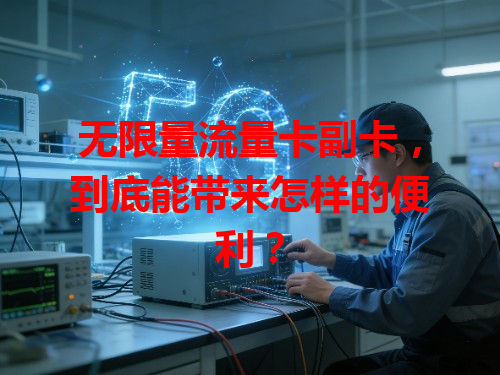 无限量流量卡副卡，到底能带来怎样的便利？