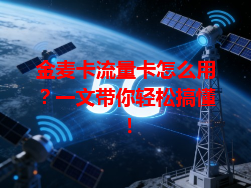 金麦卡流量卡怎么用？一文带你轻松搞懂！