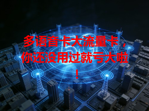 多语音卡大流量卡，你还没用过就亏大啦！