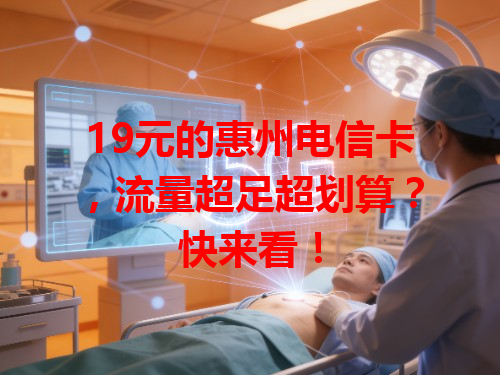 19元的惠州电信卡，流量超足超划算？快来看！