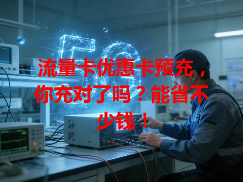 流量卡优惠卡预充，你充对了吗？能省不少钱！