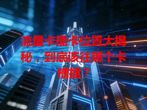 流量卡插卡位置大揭秘，到底该往哪个卡槽插？