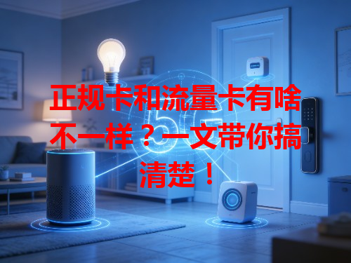 正规卡和流量卡有啥不一样？一文带你搞清楚！