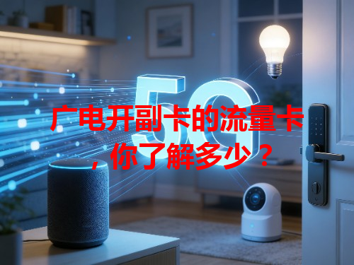 广电开副卡的流量卡，你了解多少？