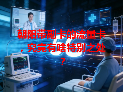 朝阳带副卡的流量卡，究竟有啥特别之处？