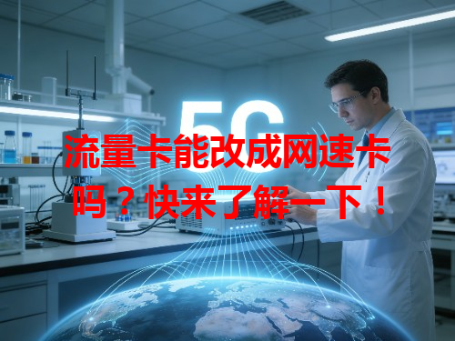 流量卡能改成网速卡吗？快来了解一下！