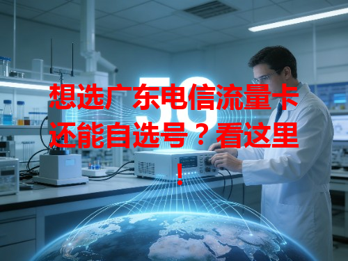 想选广东电信流量卡还能自选号？看这里！
