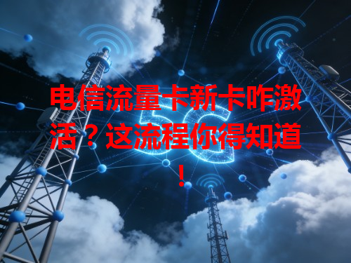 电信流量卡新卡咋激活？这流程你得知道！
