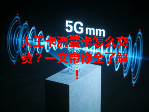 大王卡流量卡怎么交费？一文带你全了解！
