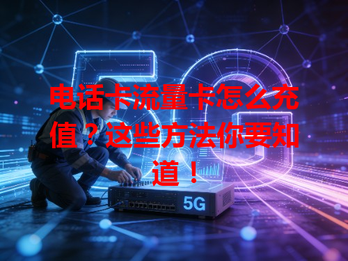 电话卡流量卡怎么充值？这些方法你要知道！