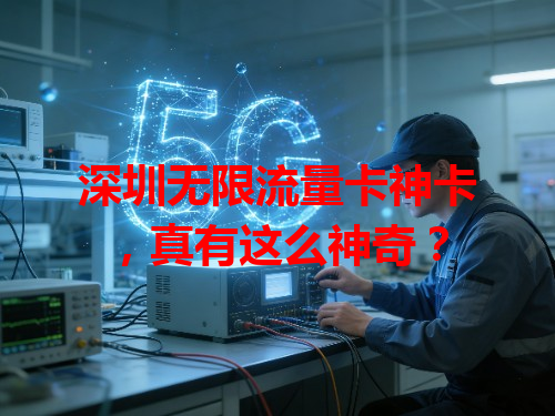 深圳无限流量卡神卡，真有这么神奇？