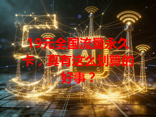 19元全国流量永久卡，真有这么划算的好事？
