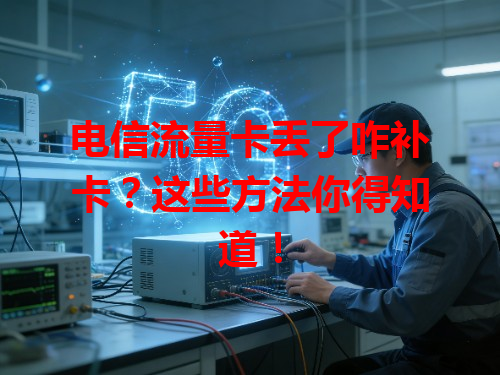 电信流量卡丢了咋补卡？这些方法你得知道！