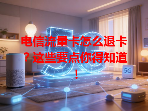 电信流量卡怎么退卡？这些要点你得知道！