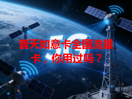 普天如意卡全国流量卡，你用过吗？