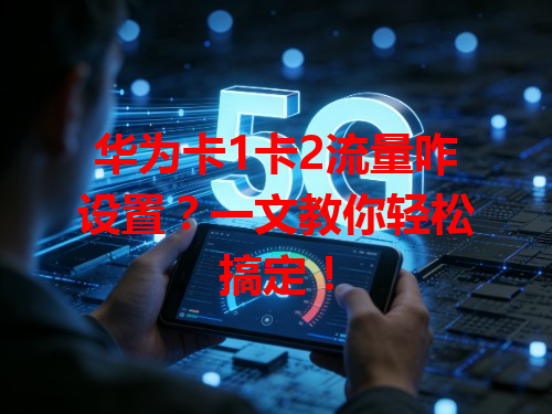 华为卡1卡2流量咋设置？一文教你轻松搞定！