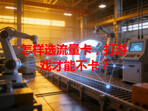 怎样选流量卡，打游戏才能不卡？