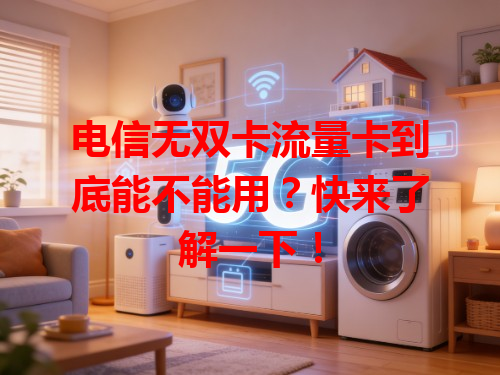 电信无双卡流量卡到底能不能用？快来了解一下！