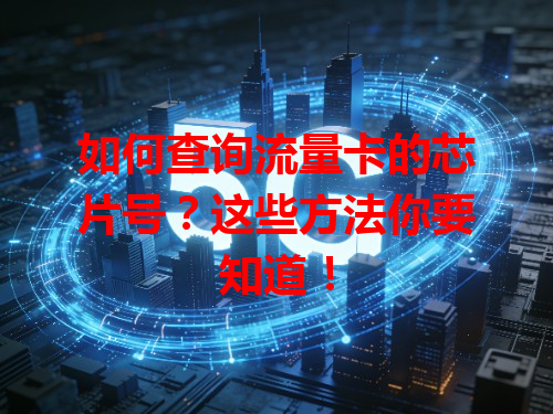 如何查询流量卡的芯片号？这些方法你要知道！