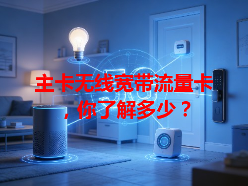 主卡无线宽带流量卡，你了解多少？