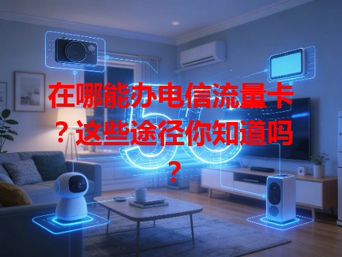 在哪能办电信流量卡？这些途径你知道吗？