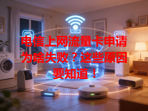电信上网流量卡申请为啥失败？这些原因要知道！