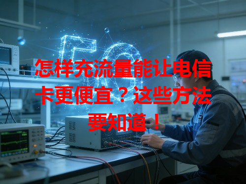 怎样充流量能让电信卡更便宜？这些方法要知道！