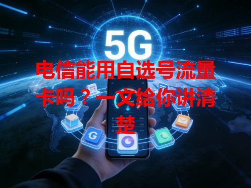 电信能用自选号流量卡吗？一文给你讲清楚