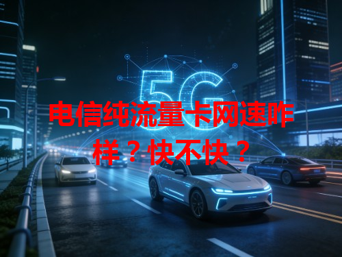 电信纯流量卡网速咋样？快不快？