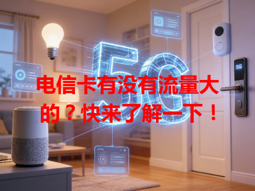 电信卡有没有流量大的？快来了解一下！