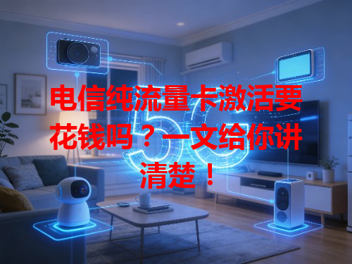 电信纯流量卡激活要花钱吗？一文给你讲清楚！