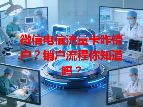 微信电信流量卡咋销户？销户流程你知道吗？