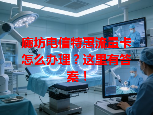 廊坊电信特惠流量卡怎么办理？这里有答案！