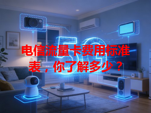 电信流量卡费用标准表，你了解多少？