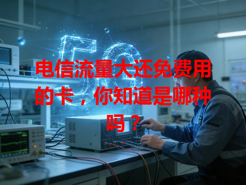 电信流量大还免费用的卡，你知道是哪种吗？
