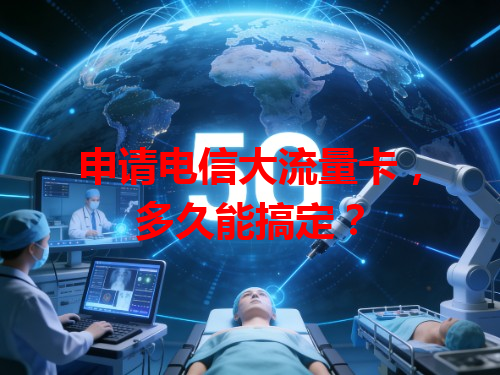 申请电信大流量卡，多久能搞定？